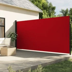 Red retractable side awning 220x500 cm by , Umbrellas - Ref: Foro24-4004477, Price: 113,58 €, Discount: %