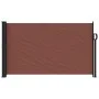 Brown retractable side awning 120x600 cm by , Umbrellas - Ref: Foro24-4004494, Price: 108,86 €, Discount: %