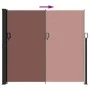 Brown retractable side awning 180x600 cm by , Umbrellas - Ref: Foro24-4004539, Price: 132,33 €, Discount: %