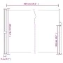 Brown retractable side awning 180x600 cm by , Umbrellas - Ref: Foro24-4004539, Price: 132,33 €, Discount: %
