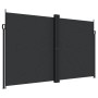 Black retractable side awning 200x600 cm by , Umbrellas - Ref: Foro24-4004849, Price: 183,62 €, Discount: %