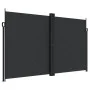 Black retractable side awning 200x600 cm by , Umbrellas - Ref: Foro24-4004849, Price: 177,13 €, Discount: %