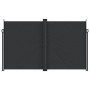 Black retractable side awning 200x600 cm by , Umbrellas - Ref: Foro24-4004849, Price: 183,62 €, Discount: %