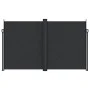 Black retractable side awning 200x600 cm by , Umbrellas - Ref: Foro24-4004849, Price: 177,13 €, Discount: %