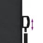 Black retractable side awning 200x600 cm by , Umbrellas - Ref: Foro24-4004849, Price: 177,13 €, Discount: %