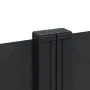 Black retractable side awning 200x600 cm by , Umbrellas - Ref: Foro24-4004849, Price: 177,13 €, Discount: %