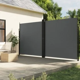 Anthracite gray retractable side awning 220x600 cm by , Umbrellas - Ref: Foro24-4004868, Price: 195,64 €, Discount: %