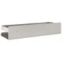 Shower shelf brushed stainless steel 304 30x10x6 cm by , Shelves - Ref: Foro24-4004905, Price: 27,01 €, Discount: %