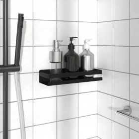 Duschregal schwarz gebürsteter Edelstahl 304 30x10x6cm von , Regale - Ref: Foro24-4004907, Preis: 24,13 €, Rabatt: %