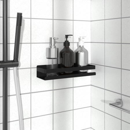 Duschregal schwarz gebürsteter Edelstahl 304 30x10x6cm von , Regale - Ref: Foro24-4004907, Preis: 24,64 €, Rabatt: %