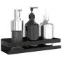 Shower shelf black brushed stainless steel 304 30x10x6cm by , Shelves - Ref: Foro24-4004907, Price: 24,64 €, Discount: %