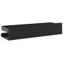 Shower shelf black brushed stainless steel 304 30x10x6cm by , Shelves - Ref: Foro24-4004907, Price: 24,64 €, Discount: %
