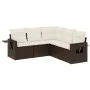 5-piece garden dining set and brown synthetic rattan cushions by , Garden sets - Ref: Foro24-3252490, Price: 366,25 €, Discou...