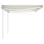 Automatische Markise mit LED-Windsensor Creme 6x3 m von , Markisen - Ref: Foro24-3070012, Preis: 913,44 €, Rabatt: %