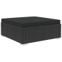 6-piece garden furniture set and black synthetic rattan cushions by vidaXL, Garden sets - Ref: Foro24-46745, Price: 503,44 €,...