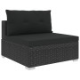 6-piece garden furniture set and black synthetic rattan cushions by vidaXL, Garden sets - Ref: Foro24-46745, Price: 503,44 €,...