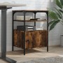 Soporte de impresora 3 niveles roble ahumado 50x40x76 cm de , Soportes para impresoras - Ref: Foro24-842293, Precio: 67,72 €,...