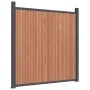 Braunes WPC-Zaunelement 180x186 cm von , Zaunpaneele - Ref: Foro24-4003981, Preis: 344,70 €, Rabatt: %