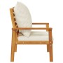 Gartensessel mit Kissen 2 Stück aus massivem Akazienholz von , Gartenstühle - Ref: Foro24-366375, Preis: 175,34 €, Rabatt: %