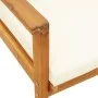 Sillón de jardín con cojines 2 uds madera maciza acacia de , Sillas de jardín - Ref: Foro24-366375, Precio: 173,13 €, Descuen...