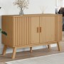 OLDEN sideboard solid brown pine wood 114x43x73.5 cm by , Sideboards - Ref: Foro24-358609, Price: 153,16 €, Discount: %