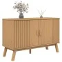 Aparador OLDEN madera maciza de pino marrón 114x43x73,5 cm de , Aparadores - Ref: Foro24-358609, Precio: 149,91 €, Descuento: %