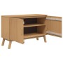 OLDEN sideboard solid brown pine wood 114x43x73.5 cm by , Sideboards - Ref: Foro24-358609, Price: 153,16 €, Discount: %