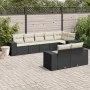 8-piece garden sofa set and black synthetic rattan cushions by , Garden sets - Ref: Foro24-3255153, Price: 552,89 €, Discount: %