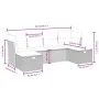 Set de muebles de jardín 6 pzas y cojines ratán sintético gris de , Conjuntos de jardín - Ref: Foro24-3263236, Precio: 328,15...