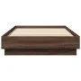 Estructura de cama madera de ingeniería roble marrón 90x200 cm de , Camas y somieres - Ref: Foro24-839608, Precio: 101,26 €, ...