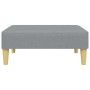 Sofá cama de 2 plazas con taburete tela gris claro by , Sofas - Ref: Foro24-3216240, Price: 330,79 €, Discount: %