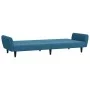 2-Sitzer-Schlafsofa mit blauem Samthocker von , Sofas - Ref: Foro24-3216249, Preis: 325,94 €, Rabatt: %