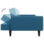 2-Sitzer-Schlafsofa mit blauem Samthocker von , Sofas - Ref: Foro24-3216249, Preis: 325,94 €, Rabatt: %