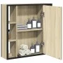 Badezimmerspiegelschrank aus Sonoma-Eichenholz, 60 x 16 x 60 cm von , Schminktische - Ref: Foro24-842427, Preis: 77,17 €, Rab...