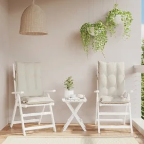 High back chair cushions 2 pcs cream color Oxford fabric by , Cushions for chairs and sofas - Ref: Foro24-377608, Price: 45,1...