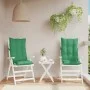 Stuhlkissen für hohe Rückenlehne, 2 Stück, grüner Oxford-Stoff von , Kissen für Stühle und Sofas - Ref: Foro24-377617, Preis:...