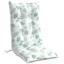High back chair cushions 4 pcs Oxford fabric printed leaves by , Cushions for chairs and sofas - Ref: Foro24-377657, Price: 7...