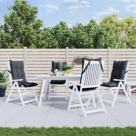 Kissen für Hochlehner, 4 Stück, anthrazitgrauer Oxford-Stoff von , Kissen für Stühle und Sofas - Ref: Foro24-377603, Preis: 9...