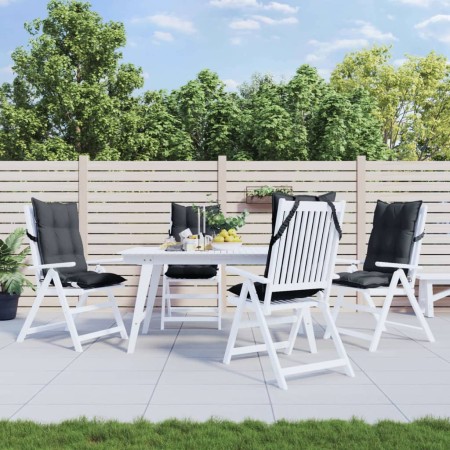 Kissen für Hochlehner, 4 Stück, anthrazitgrauer Oxford-Stoff von , Kissen für Stühle und Sofas - Ref: Foro24-377603, Preis: 9...
