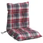 Low Back Chair Cushions 2 Pcs Plaid Fabric by , Cushions for chairs and sofas - Ref: Foro24-377710, Price: 53,60 €, Discount: %