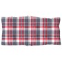 Low Back Chair Cushions 2 Pcs Plaid Fabric by , Cushions for chairs and sofas - Ref: Foro24-377710, Price: 54,62 €, Discount: %