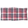 Low Back Chair Cushions 2 Pcs Plaid Fabric by , Cushions for chairs and sofas - Ref: Foro24-377710, Price: 53,60 €, Discount: %
