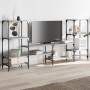 Sonoma gray engineered wood TV cabinet 206.5x28.5x95 cm by , TV Furniture - Ref: Foro24-842484, Price: 95,14 €, Discount: %
