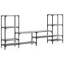Sonoma grauer TV-Schrank aus Holzwerkstoff, 206,5 x 28,5 x 95 cm von , TV-Möbel - Ref: Foro24-842484, Preis: 93,91 €, Rabatt: %
