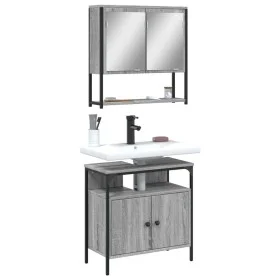 Badezimmermöbel-Set, 2-teilig, sonomagraues Sperrholz von , Badezimmermöbel - Ref: Foro24-3214658, Preis: 106,50 €, Rabatt: %