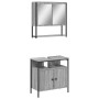 Badezimmermöbel-Set, 2-teilig, sonomagraues Sperrholz von , Badezimmermöbel - Ref: Foro24-3214658, Preis: 108,05 €, Rabatt: %