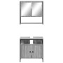 Badezimmermöbel-Set, 2-teilig, sonomagraues Sperrholz von , Badezimmermöbel - Ref: Foro24-3214658, Preis: 108,05 €, Rabatt: %