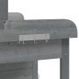 Tisch für Töpfe und Schrank aus grauem Fichtenholz 110,5 x 45 x 124,5 cm von , Topfständer - Ref: Foro24-156345, Preis: 172,4...