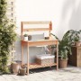 Pflanztisch mit Waschbecken aus Tannenholz 147,5x44x139,5 cm von , Topfständer - Ref: Foro24-156347, Preis: 101,75 €, Rabatt: %