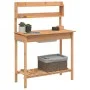 Potting table with sink fir wood 147.5x44x139.5 cm by , Pot stands - Ref: Foro24-156347, Price: 100,26 €, Discount: %